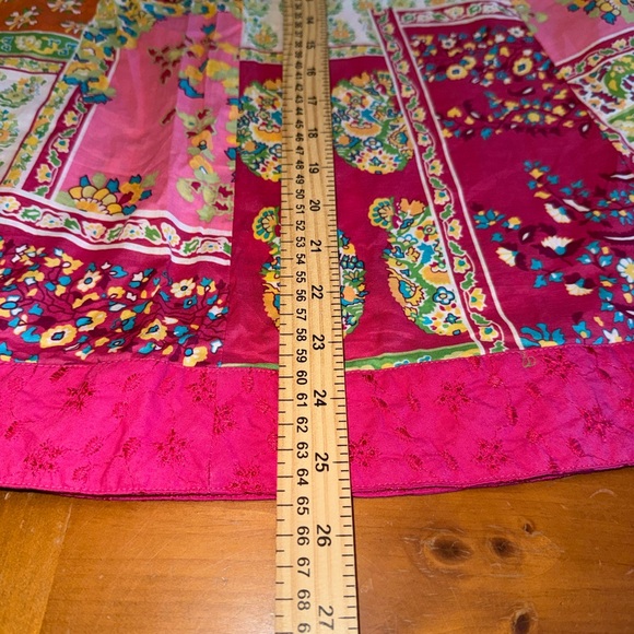 Van Huesen Top & Skirt Tropical NWT L Vibrant Multi Colors Vacation Island Artsy - Picture 14 of 14